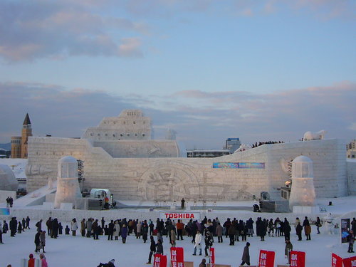 大雪像３