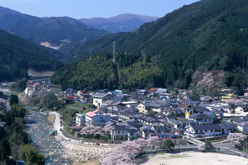 古湯温泉の風景（佐賀市富士町）