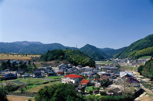 熊の川温泉の風景（佐賀市富士町）