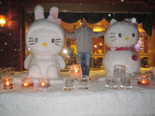 hello kitty的雪人