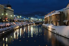 小樽雪あかりの路_運河会場