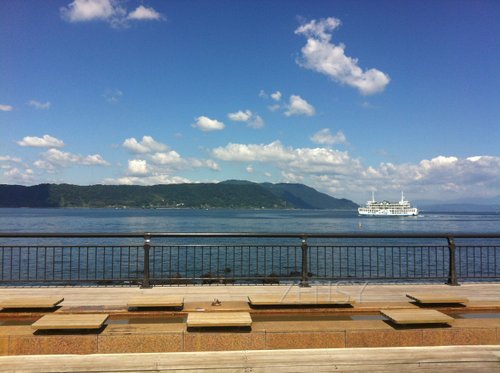 樱岛 足汤和大海