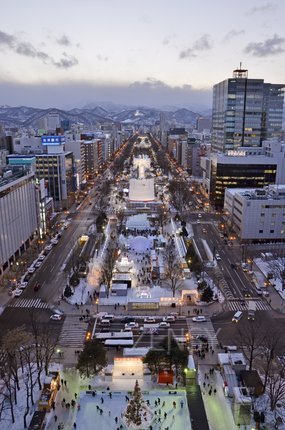 テレビ塔からみた大通会場.JPG