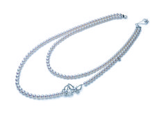 MIKIMOTO 2013 X'mas Wonderland Collection 18K白金日本Akoya珍珠项链配钻石.tif