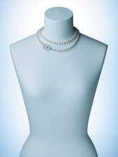 MIKIMOTO 2013 X'mas Wonderland Collection 18K白金日本Akoya珍珠项链配钻石1.tif