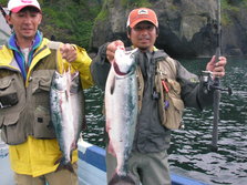 三浦理紗さん　羅臼町　遊漁船で大物狙い