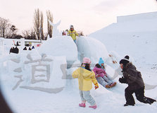 play with the snow