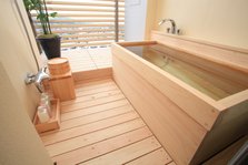 Half Open bath Hinoki bathtub.JPG