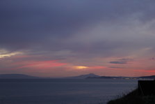 4海の別邸ふる川夕焼け